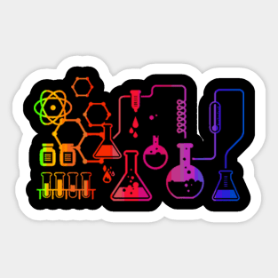 Colors of Chemistry Sticker